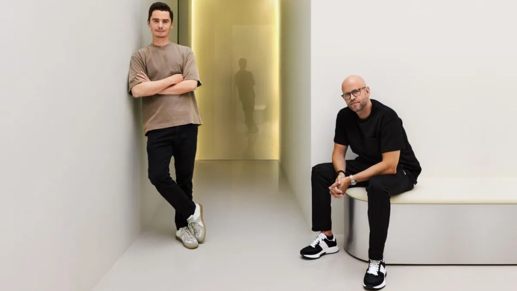 Neko Health founders Hjalmar Nilsonne (left) and Daniel Ek (right). Courtesy of Neko Health