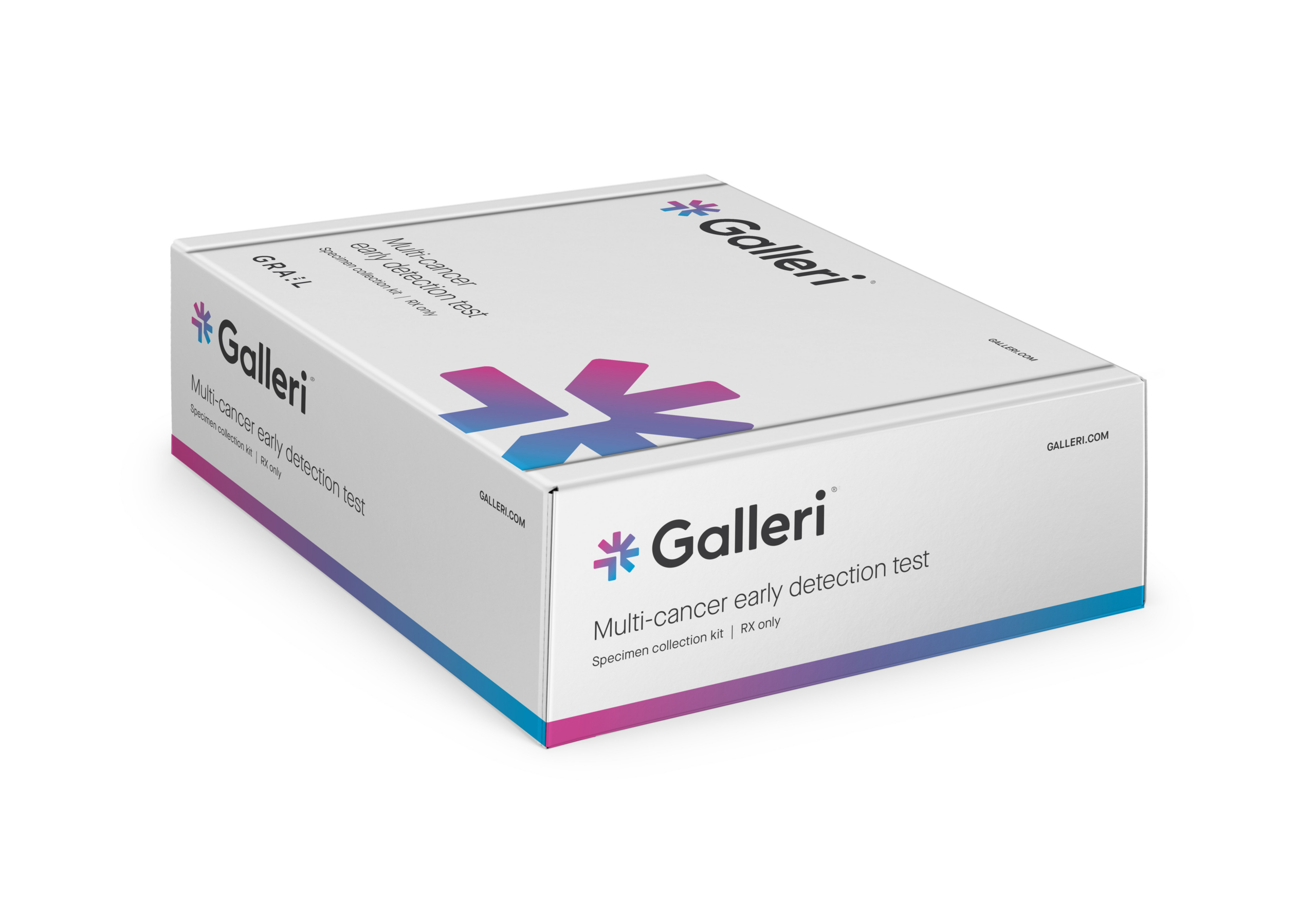 Galleri multi-cancer early detection test kit used for blood-based cancer screening.